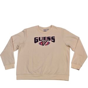 Guess x J. Balvin Collab Vibras Graphic Fleece Crewneck Sweatshirt Pullover 2XL